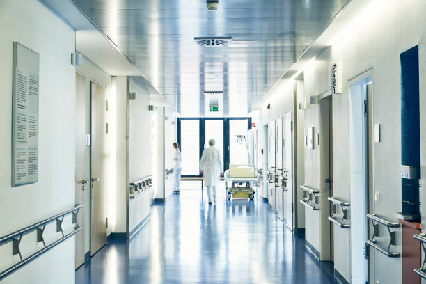istock Hospital from behind doctor nurse blurred 1130902495