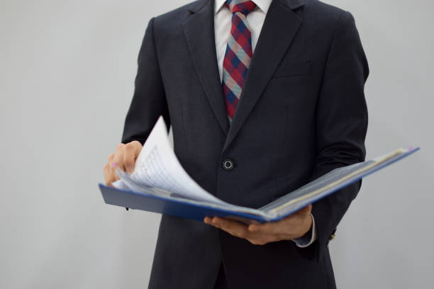 istock The pose of a smart expert 1130904407