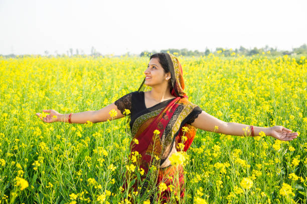 istock Smiling woman farmer - Stock image 1130905883