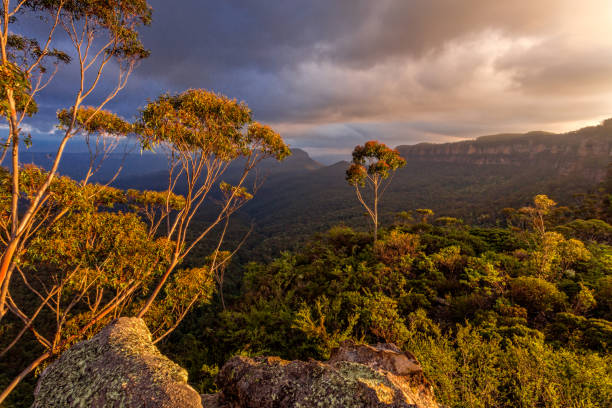 istock Stormy skies over Blue Mountains Katoomba 1130907638