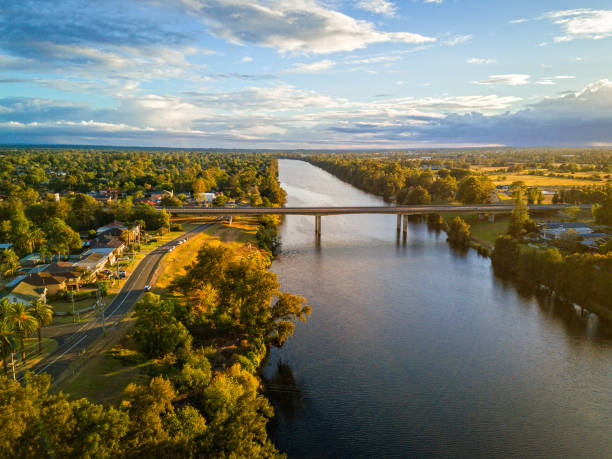istock Nepean River Penrith aerial views 1130907757