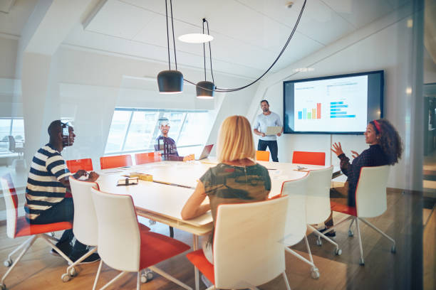 istock Manager talking with staff during a meeting together in an office 1130909817