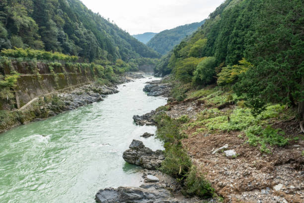 istock Hozugawa River (Katsuragawa River) in Kyoto, Japan 1130910149