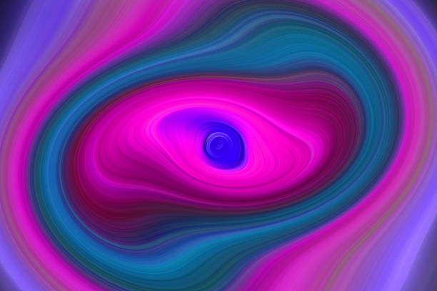 istock Glowing spiral.Colorful abstract rings . 1130910386