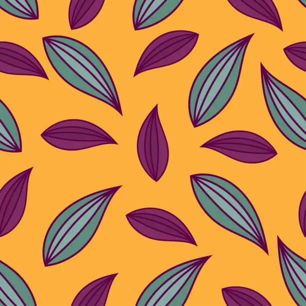 Vector illustration of Floral seamless pattern. Abstraction.