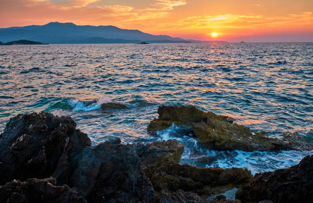 istock beautiful sunset over the sea 1130913014