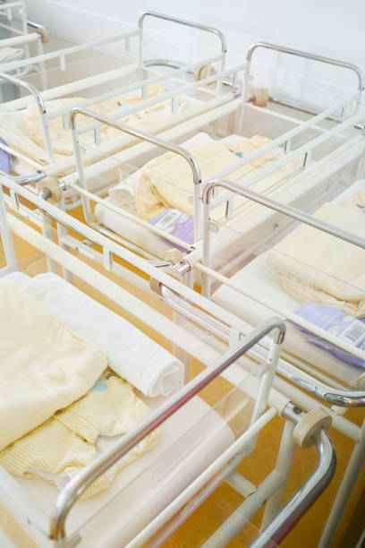 istock Hospital Beds Room Bird's-eye view 1130914501