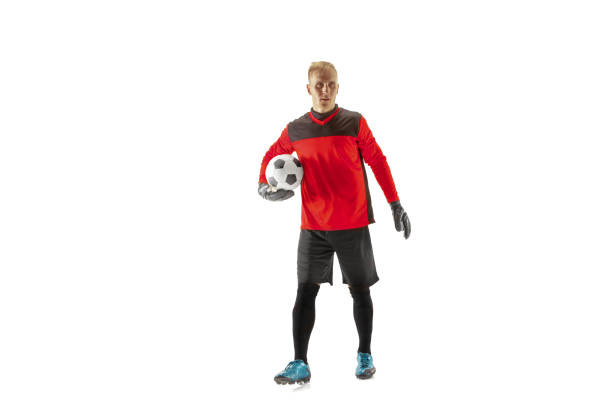 istock one male soccer player goalkeeper 1130915845