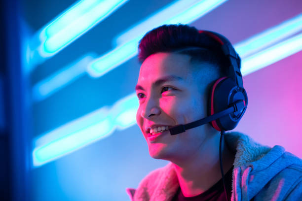 istock cybersport gamer have live stream 1130920067
