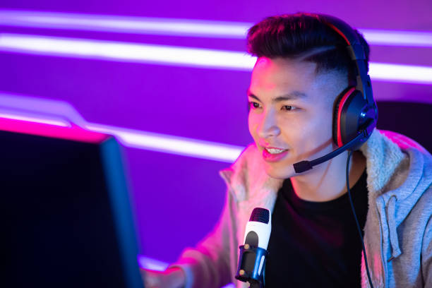 istock cybersport gamer have live stream 1130920297