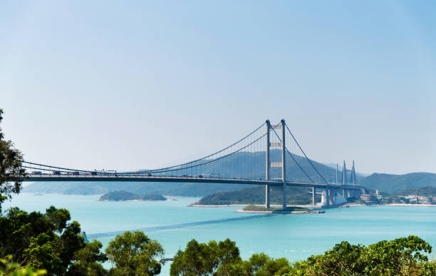 istock Tsing Ma Bridge in Hong Kong 1130927741