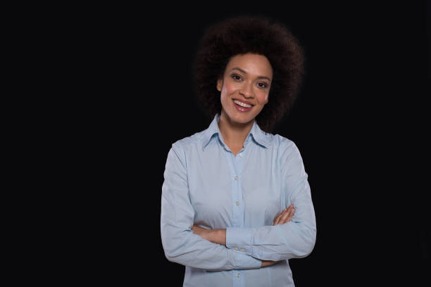 istock Business woman smiling 1130927775