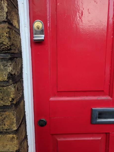 istock Lock of Red Door 1130940431