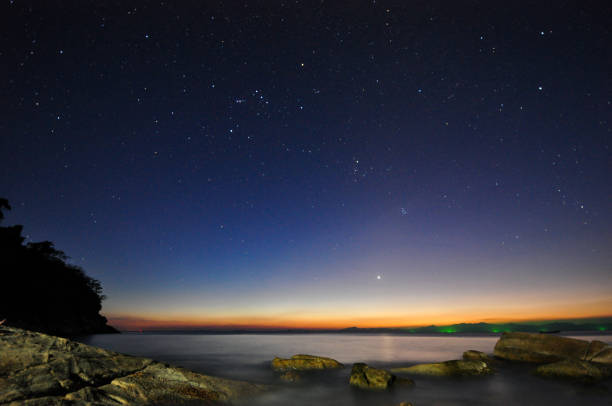 istock sea landscape with a sunset 1130943406