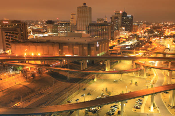 istock Memphis, Tennessee skyline at night 1130945950