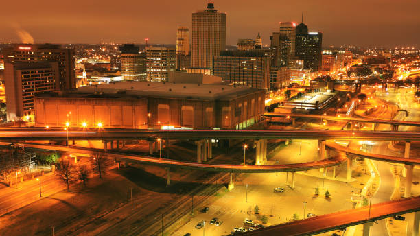 istock Memphis, Tennessee cityscape at night 1130946720