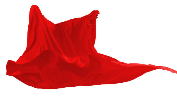 istock Fabric Flowing Cloth Wave overlays 1130946957