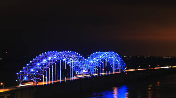 istock View of Memphis, Tennessee bridge after dark 1130946965