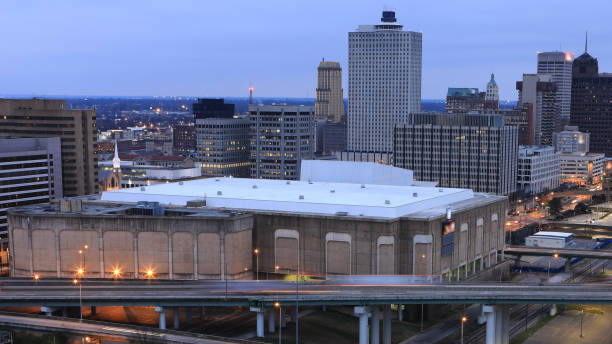 istock Memphis, Tennessee cityscape at dusk 1130947010