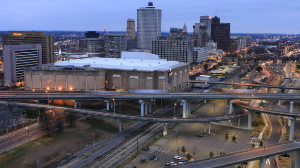 istock Memphis, Tennessee skyline at dusk 1130947090