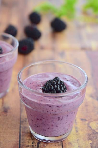 istock Blackberry yogurt smoothie 1130949026