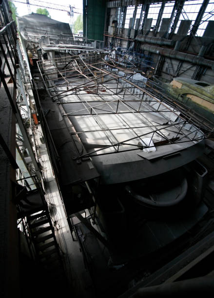 istock Shipbuilding. Big a vessel in shop 1130950094