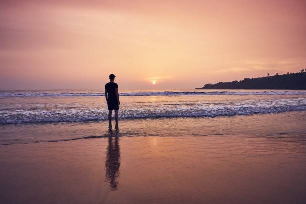 istock Contemplation during beautiful sunrise 1130956439