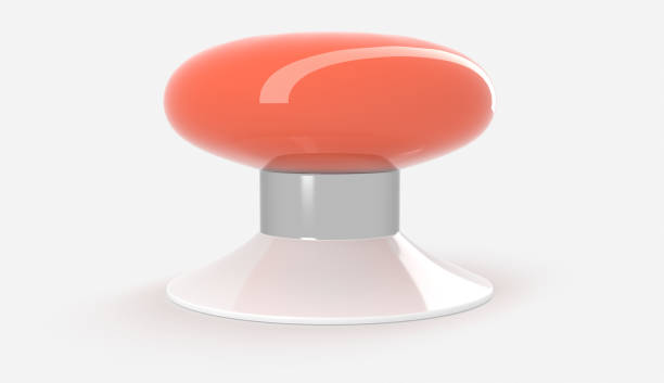 istock 3d illustration of a button closeup isolated on white 1130958852