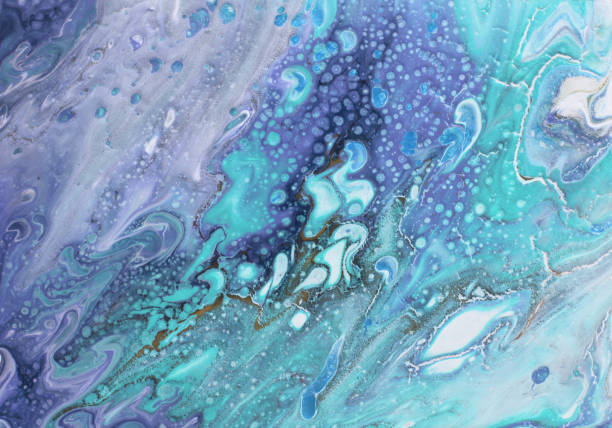 istock Marble texture. Acrylic colors. Colorful blots. Abstract background. 1130962357