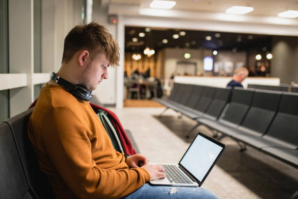 istock Sitting in the Departure Lounge 1130962380