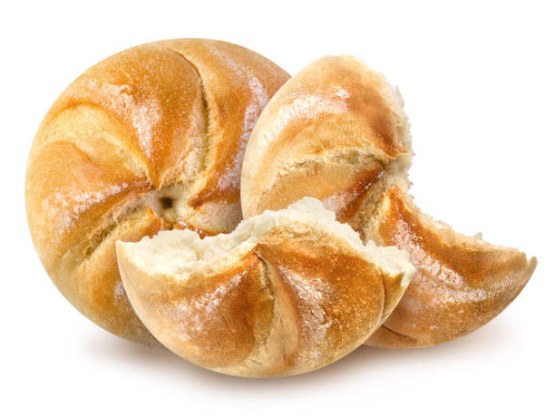 istock Freshly baked loafs of austrian round bread 
