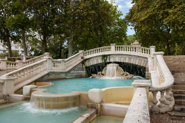 istock Fountain in the public Parc Darcy in Dijon (France) 1130976465