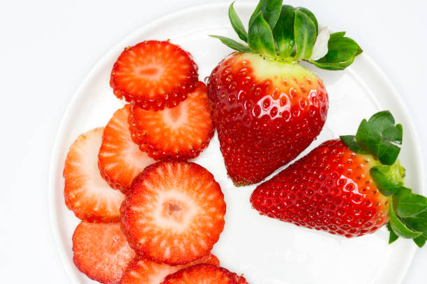 istock natural strawberry and sliced 1130976573