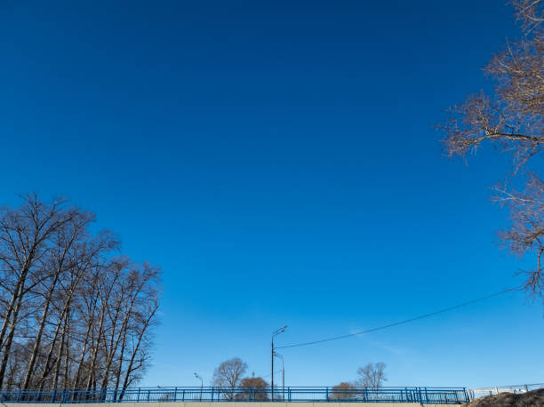 istock The Bridge close up. Bridge for pedestrian traffic. Bridge over river. 1130981803