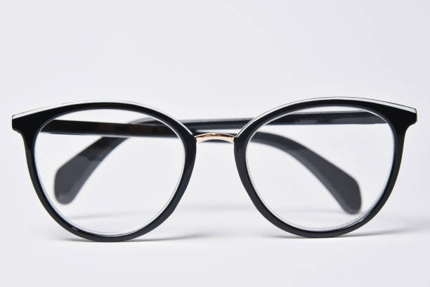 istock Plastic glasses frame rim black color 1130983222
