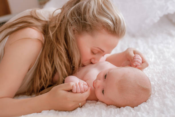 istock Baby and mother playing 1130986491