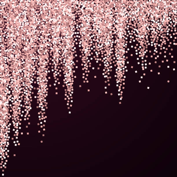 istock Pink gold glitter luxury sparkling confetti. Scatt 1130987020