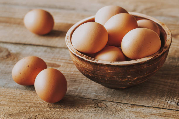 istock Bowl of raw chicken eggs 1130989830