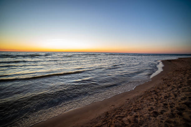 istock colorful sunset on the sea beach in summer 1130991206