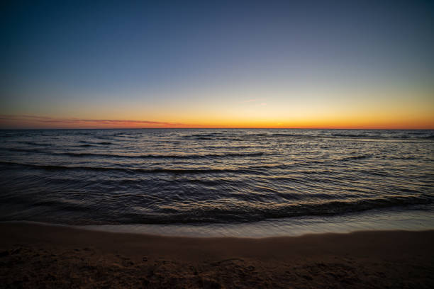 istock colorful sunset on the sea beach in summer 1130991230