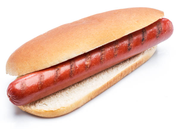 istock Hot dog - grilled sausage in a bun. 1130991843