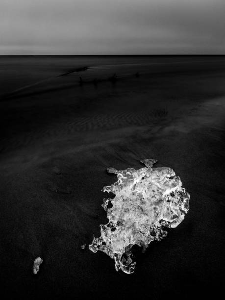 istock frozen ice blocks on sea beach in winter 1130993060