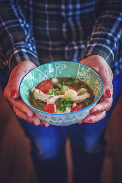 istock Tom Yum Gai Thai Hot and Sour Chicken Soup 1130995006
