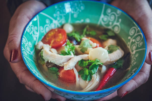istock Tom Yum Gai Thai Hot and Sour Chicken Soup 1130995013