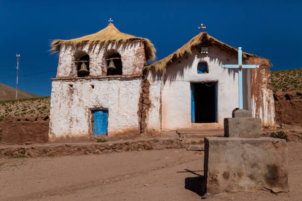 istock Typical church in a small Andean village. Machuca, Chile 1130996816