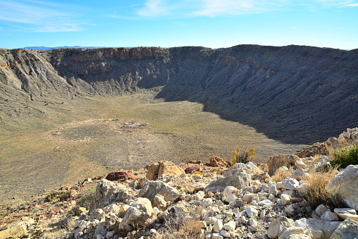 Meteor Crater near Winslow, Arizona.