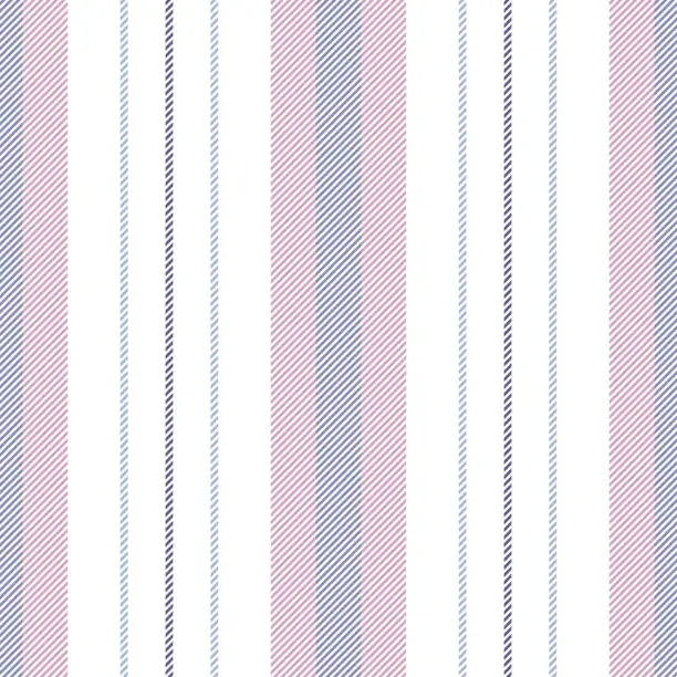 Vector illustration of Easter fashion stripes pattern. Seamless tile for textile design.
