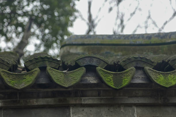 Ancient Wall in Chinese Garden