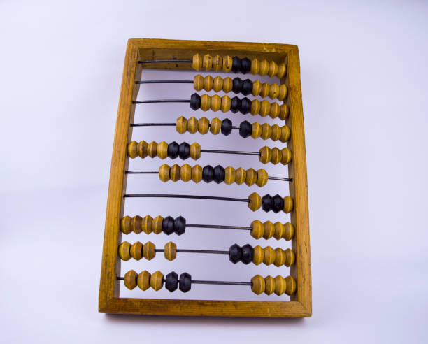 istock wooden accounts for arithmetic calculations on a white background 1131003726