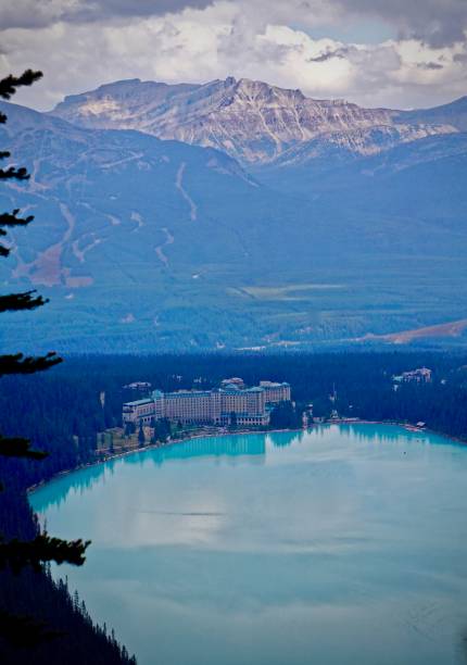 istock hotel at lake Louise 1131007089